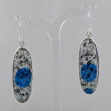 K2 Jasper Silver Earrings