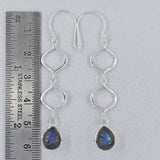 Larimar Silver Earring