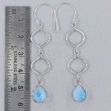 Larimar Silver Earring