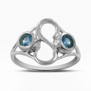 925 Sterling Silver Iolite Rings
