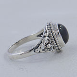 Genuine Black Star Silver Ring