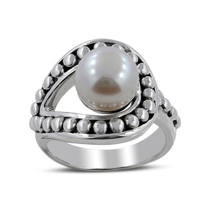 925 Sterling Silver Pearl Ring