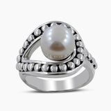 925 Sterling Silver Pearl Rings