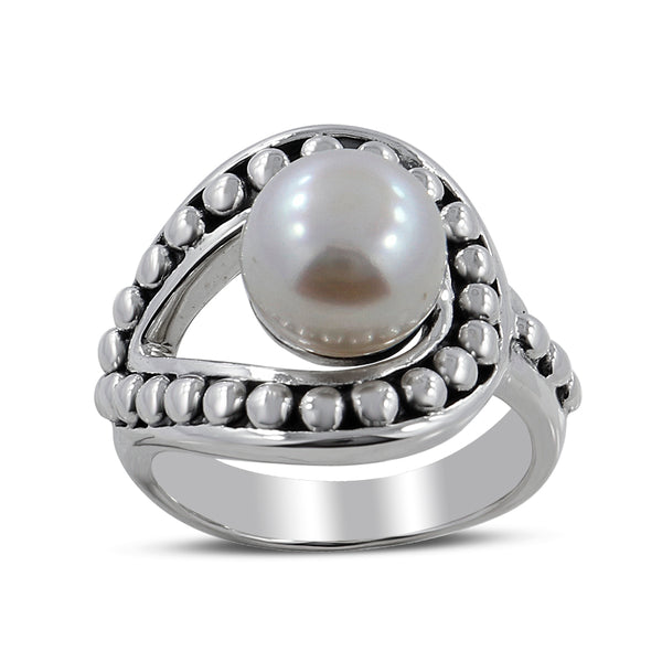 925 Sterling Silver Pearl Ring