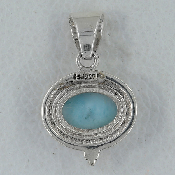 925 Sterling Silver Larimar Pendants