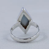 Abalone Shell Silver Ring