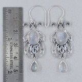 Dendritic Opal Silver Earrings