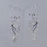 Dendritic Opal Silver Earrings