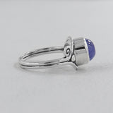 925 Silver Rainbow Moonstone Ring