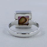 Abalone Shell Silver Ring