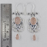 Dendritic Opal Silver Earrings