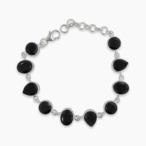 925 Sterling Silver Black Onyx Bracelets