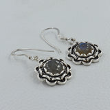 Labradorite Silver Earrings