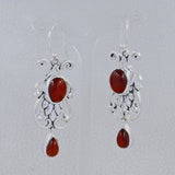 Dendritic Opal Silver Earrings