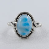 925 Sterling Sliver Larimar Rings