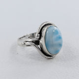 925 Sterling Sliver Larimar Rings