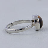 Tiger Eye Silver Ring