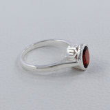 Natural Ruby Silver Rings