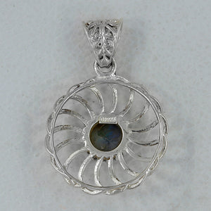 925 Silver Labradorite Pendants