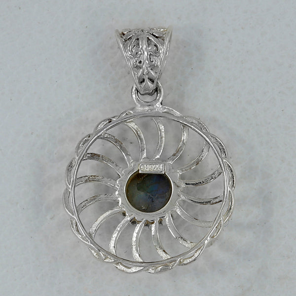 925 Silver Labradorite Pendants