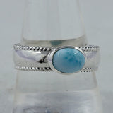 Larimar Silver Ring