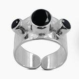 925 Silver Blue Topaz Rings