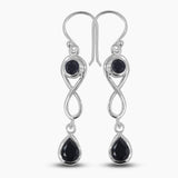 Amethyst Silver Earrings
