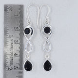 Amethyst Silver Earring