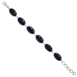 925 Sterling Silver Blue Sunstone Bracelets