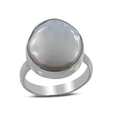 Pearl Silver Rings