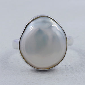 925 Sterling Silver Pearl Rings