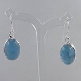 Aquamarine Silver Earrings