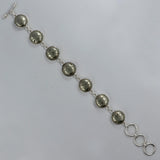 Golden Pyrite Sterling Silver Bracelets Jewelry