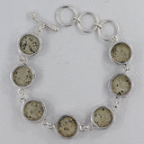 Golden Pyrite Sterling Silver Bracelets Jewelry