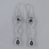 Amethyst Silver Earring