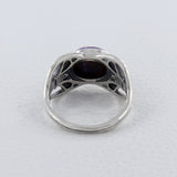 Charoite Silver Ring