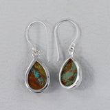 Boulder Turquoise Silver Earrings