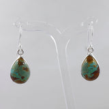 Boulder Turquoise Silver Earrings