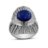 Lapis Lazuli Silver Ring