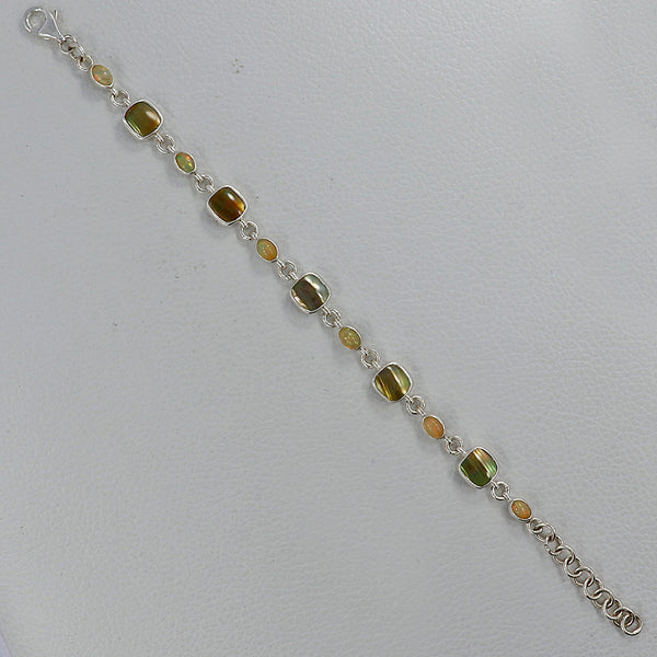 925 Silver Mabe Pearl Bracelets