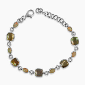 925 Silver Mabe Pearl Bracelets