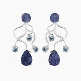 Amethyst Silver Earrings