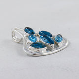 Blue Topaz 925 Silver Pendant