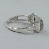 Flashy Moonstone Silver Ring