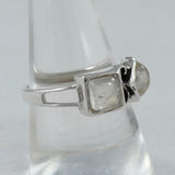 Flashy Moonstone Silver Ring