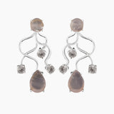 Amethyst Silver Earrings