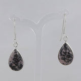 Rhodonite Silver Earrings