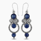 Larimar Silver Earrings