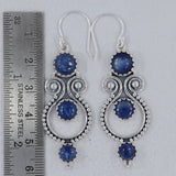 Larimar Silver Earrings