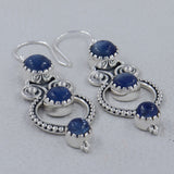 Larimar Silver Earrings